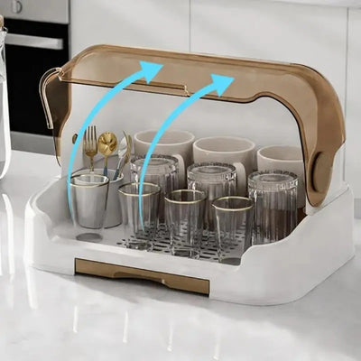 מתקן ייבוש ואחסון נייד לבקבוקי תינוק