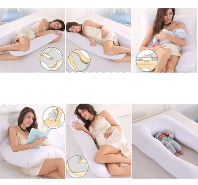 כרית הריון רב-תכליתית ‏130×70 ס״מ