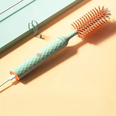 מברשת חשמלית מסיליקון לניקוי בקבוקים ופיות – מסתובבת 360°