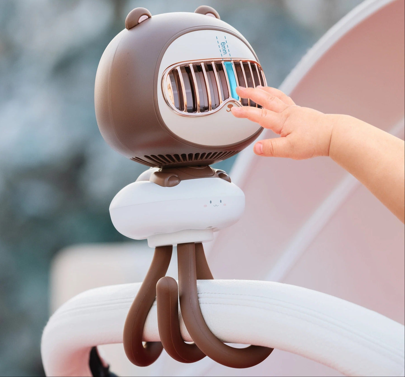 מאוורר עגלת תינוק נייד